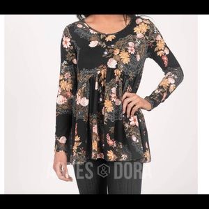 Agnes and Dora Babydoll style top